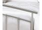 4ft Small Double Silver Metal Bed Frame 3